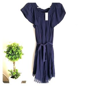 New York & Co off the shoulder peasant dress